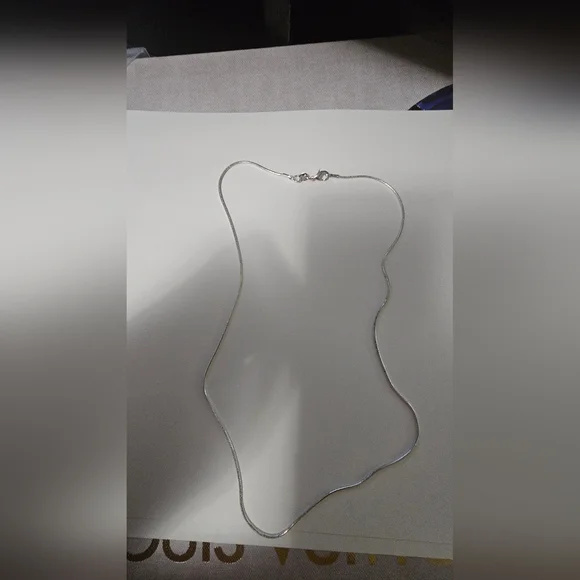 Vintage Sterling Silver 925 Snake Chain - Picture 7 of 7